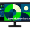 Monitor Samsung LS22D310 22” FHD 75Hz HDMI Plano Negro