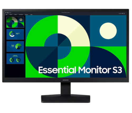 Monitor Samsung LS22D310 22” FHD 75Hz HDMI Plano Negro