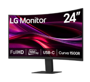 Monitor Curvo LG 24 24U421A-B FHD HDMI USB-C 100Hz