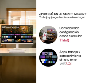 Monitor Smart LG 32SR75U 32” 4K UHD webOS USB Typo-C