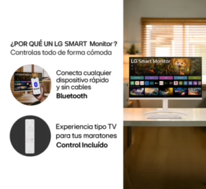 Monitor Smart LG 32SR75U 32” 4K UHD webOS USB Typo-C