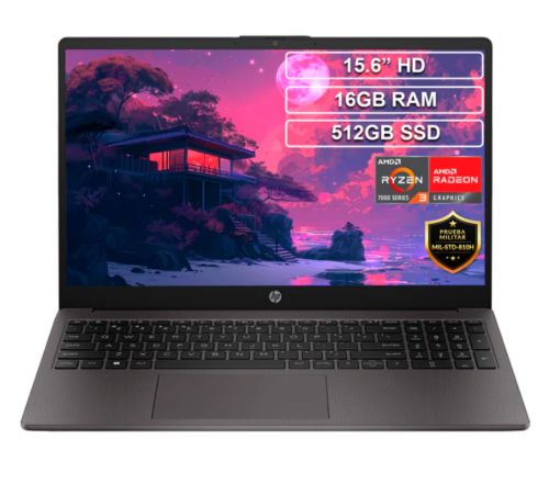 Portátil HP 255 G10 Ryzen 3 7320U 16GB 512GB HD 15.6