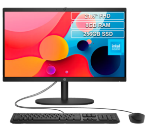 Todo en uno Aio HP 22-dg0011la Celeron N100 8GB 256GB FHD 22