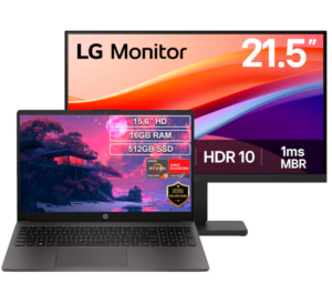 Portátil HP 255 G10 Ryzen 3 7320U 16GB 512GB + Monitor LG22¨