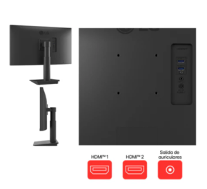 Monitor LG 25MS550 FHD 25" 100Hz altavoces altura ajustable