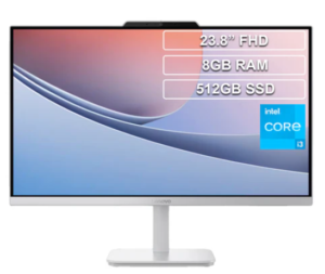 Todo en Uno AIO Lenovo A100 Core i3 N305 8GB 512GB FHD 23.8