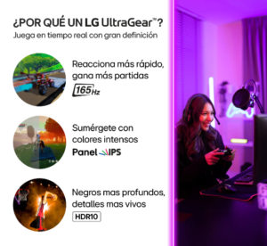 Monitor Gamer LG 32GN55R-B 32 VA FHD 1ms 165Hz AMD FreeSynC