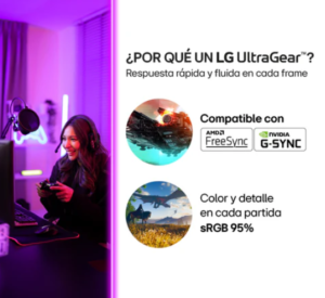 Monitor Gamer LG 32GN55R-B 32 VA FHD 1ms 165Hz AMD FreeSynC