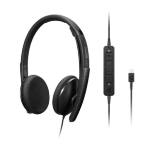 Diadema Lenovo Wired VOLP - Negro
