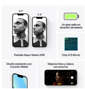 iPhone 13 128GB Sim Física