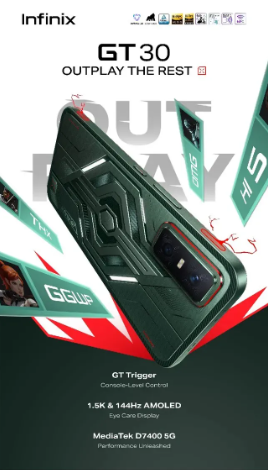 Infinix GT-30 5G 256/ 8 + 8 = 16GB