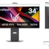 LG MONITOR ULTRAGEAR CURVO 34"